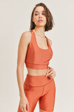 Orange Sports Bra & Biker Short Set
