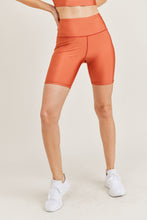 Orange Sports Bra & Biker Short Set