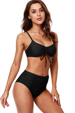 Black Bikini Top With High Rise Bottoms