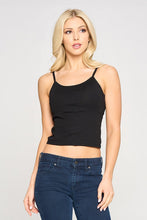 Black Solid Padded Criss Cross Back Bra Top