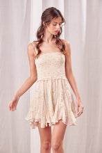 White Small Gold Star Print Romper