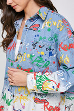 Painted Denim Jacket