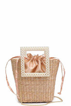 Natural Straw Cross Basket Bag