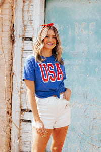 USA pattern T-shirts