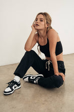 Black Soft Pigment Washed Recycled Cotton Jogger Pant
