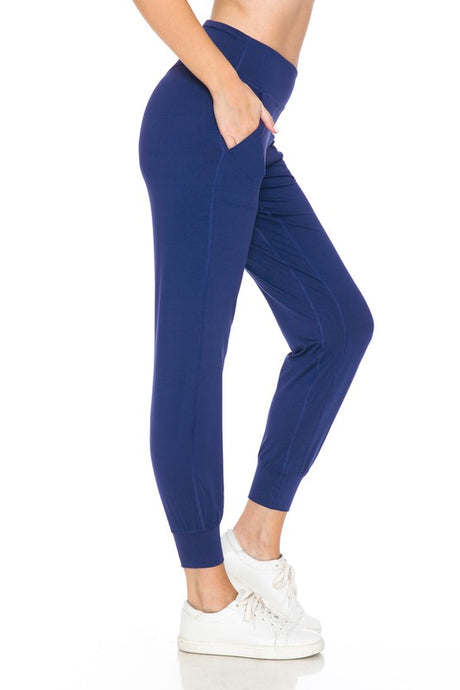 Dark Blue Active Joggers