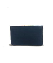 Striped Mini Clutch Bag
