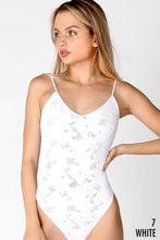 White Lace Hole Bodysuit