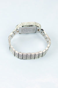 Silver Ladies Rhinestone Fashion Watch