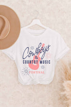 White Cowboys And Country Music Festival Graphic Tee