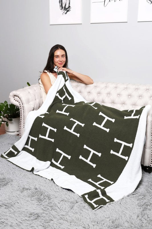 H Patterned Blanket