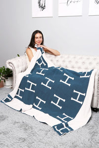 H Patterned Blanket