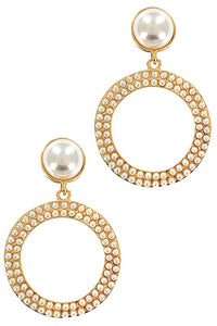 Pearl Dangle Drop Earring