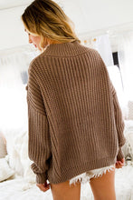 Mocha Turtle Neck Sweater