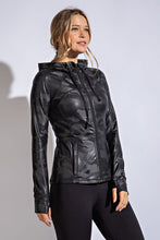 Camo Front Zipper Fitted Hooded Jacket W/ Pockets