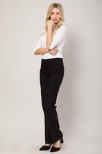 Black Millennium Boot Cut Stretch Office Trouser Pants