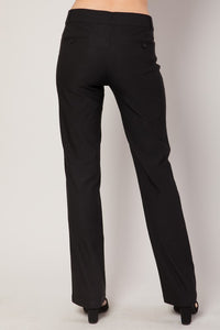 Black Millennium Boot Cut Stretch Office Trouser Pants