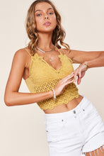 Light Yellow Crochet Lace Top