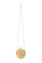 Gold Ball Rhinestone Clutch Evening Bag