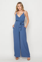 Slate Women Woven Solid Jump-suit With Side Pocket