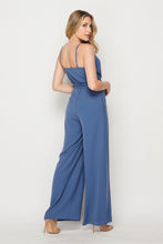 Slate Women Woven Solid Jump-suit With Side Pocket