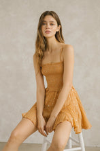 Yellow Small Gold Star Print Romper