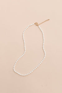 18k Gold Plated Mini Pearl Choker Necklace