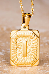 Gold Alphabet Necklace
