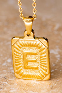 Gold Alphabet Necklace