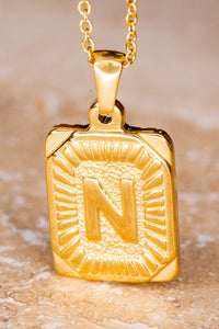 Gold Alphabet Necklace