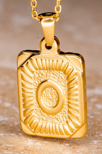 Gold Alphabet Necklace