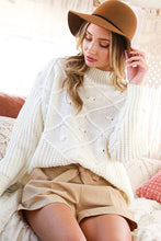Off White Turtle Neck Sweater