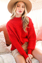 Red Turtle Neck Sweater