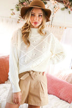 Off White Turtle Neck Sweater