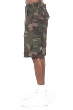 Camo Green Men"s Camouflage Cargo Shorts