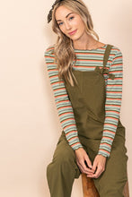 Olive Cozy Comfy Jumpsuit Overall
