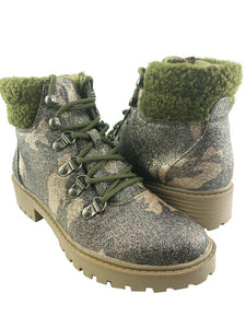 Pinkas Urban Glam Boots In Shimmer Camouflage