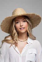 Natural Woven Raffia Sun Hat