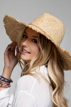 Natural Woven Raffia Sun Hat