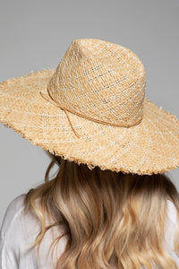 Natural Woven Raffia Sun Hat