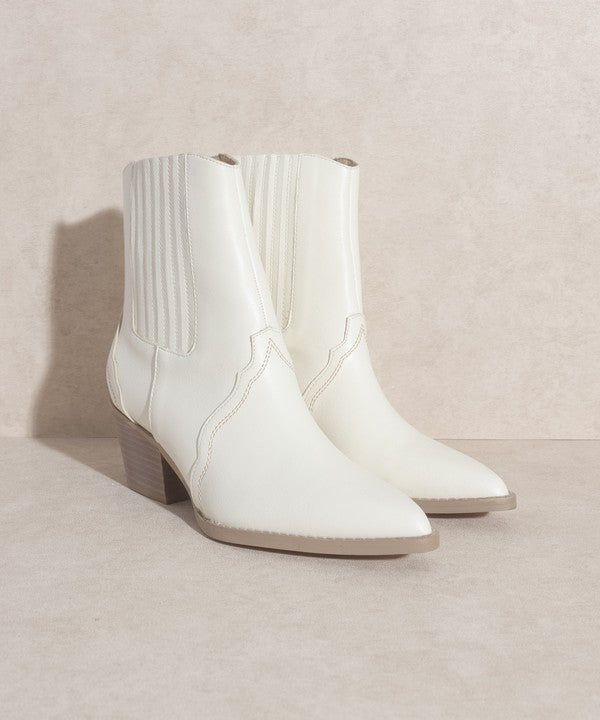 White Oasis Society Kate - Slim Heel Booties