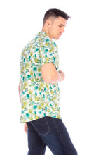 Green Printed Woven Shirt