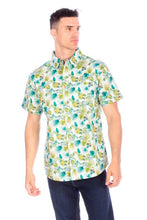 Green Printed Woven Shirt