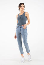 Acid Wash High Rise Carpenter Women Jeans