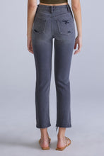 Gray High Rise Ankle Skinny Women Jeans