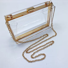 Clear Acrylic Evening Clutch Bag