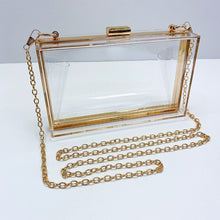 Clear Acrylic Evening Clutch Bag