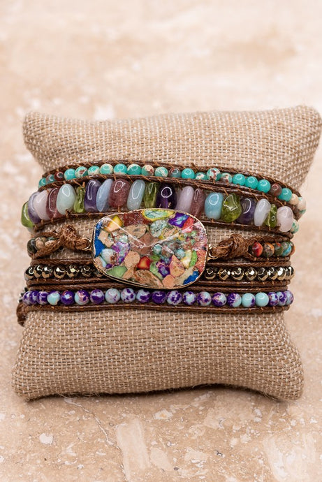 Multicolor Natural Stone Bracelet