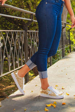 Golden Fashion Sneakers