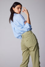 Olive Green High Rise Mom